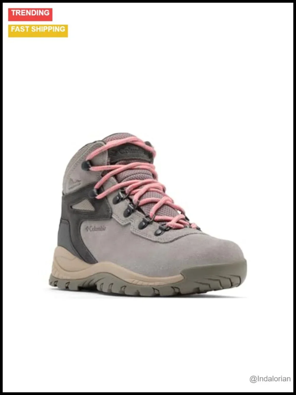 Columbia Women's Waterproof Hiking Boot Mid Top Lace Up Leather Rubber Sole